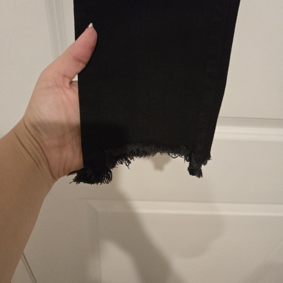 NWT Loft Button Fly Frayed Hem Skinny Jeans Size 6 - Picture 3 of 11